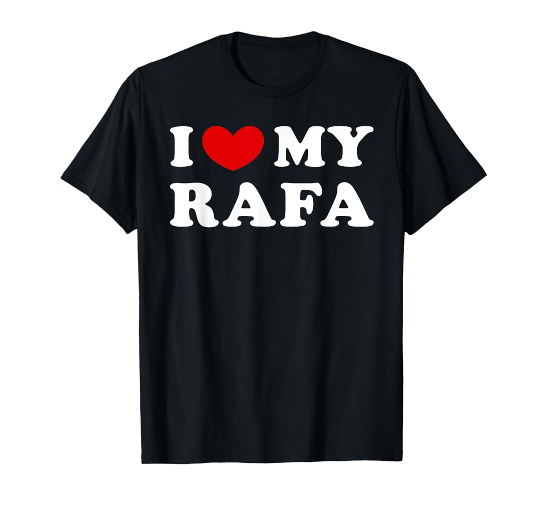 【貴重】 Rafa T-shirt US：M Amazon.com: I Love My Rafa, I Heart My Rafa T-Shirt